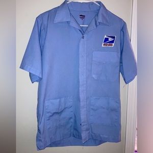 USPS letter carrier button down shirt